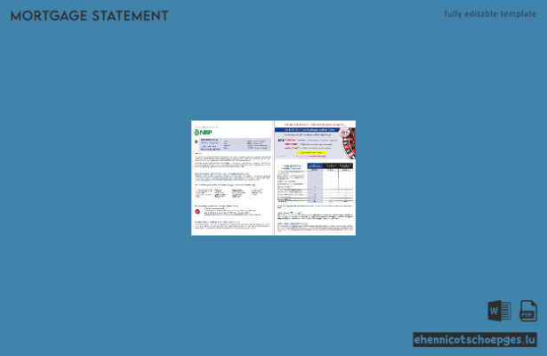 Hypothekendarlehensabrechnung der pakistanischen Nationalbank (NBP) in Word- und PDF-Format, Beispielvorschau (8 5-6)